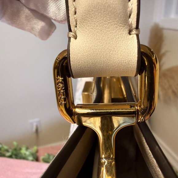 Fendi Peekaboo IseeU Medium Floral Embroidery Top Handle Bag - Picture 8 of 12